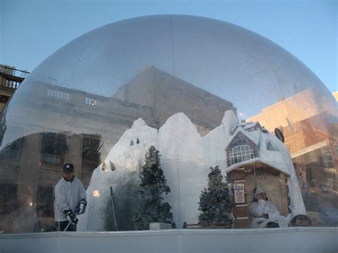 world's largest snow globes.